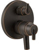 Delta Trinsic Monitor Valve Trim, 6-Setting Integrated Diverter, Venetian Bronze