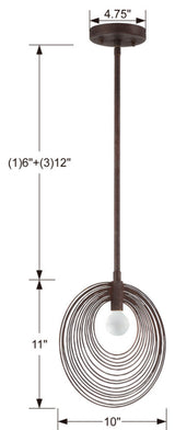 Doral 1 Light Pendant