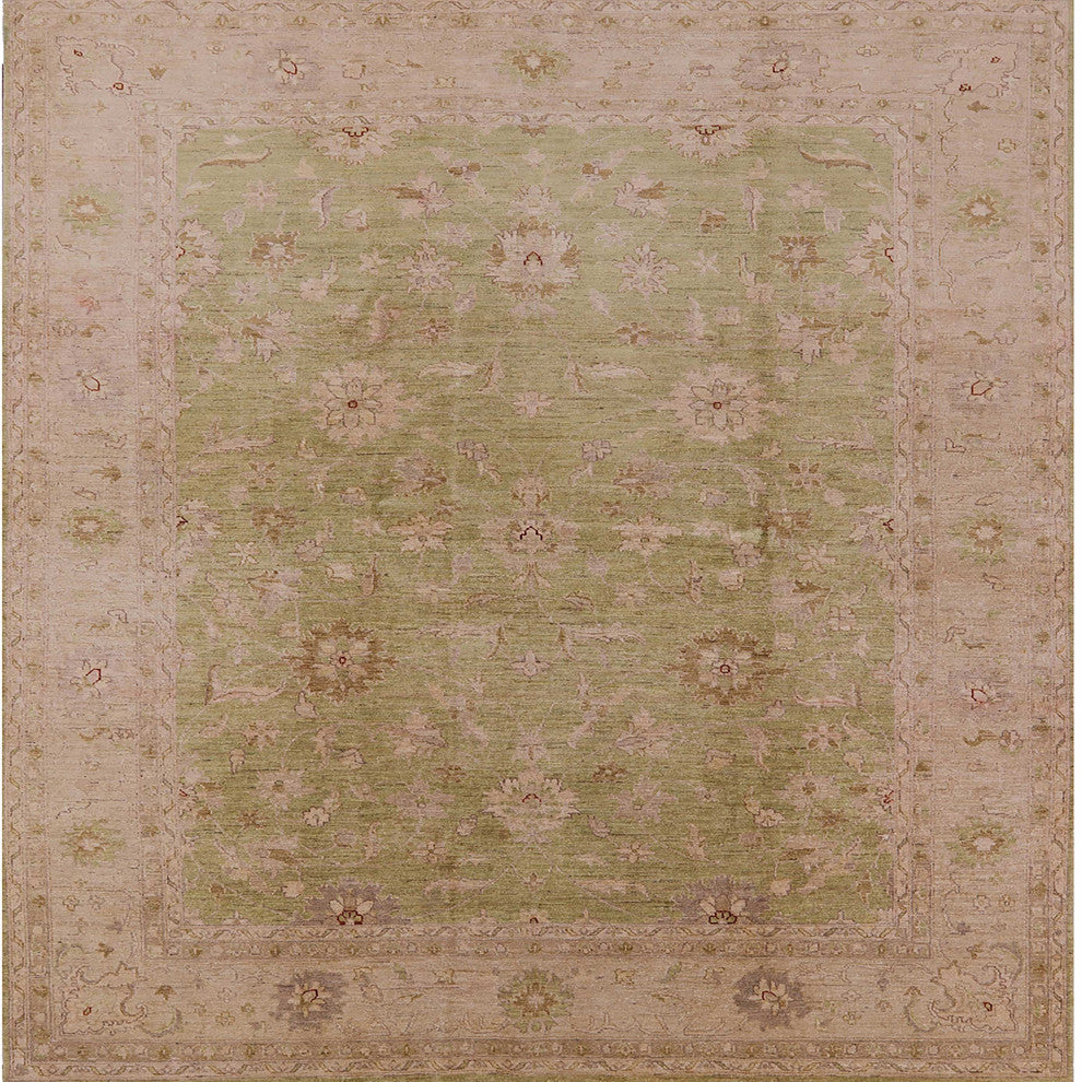 Ahgly Company Indoor Square Mid-Century Modern Area Rugs, 7' Square