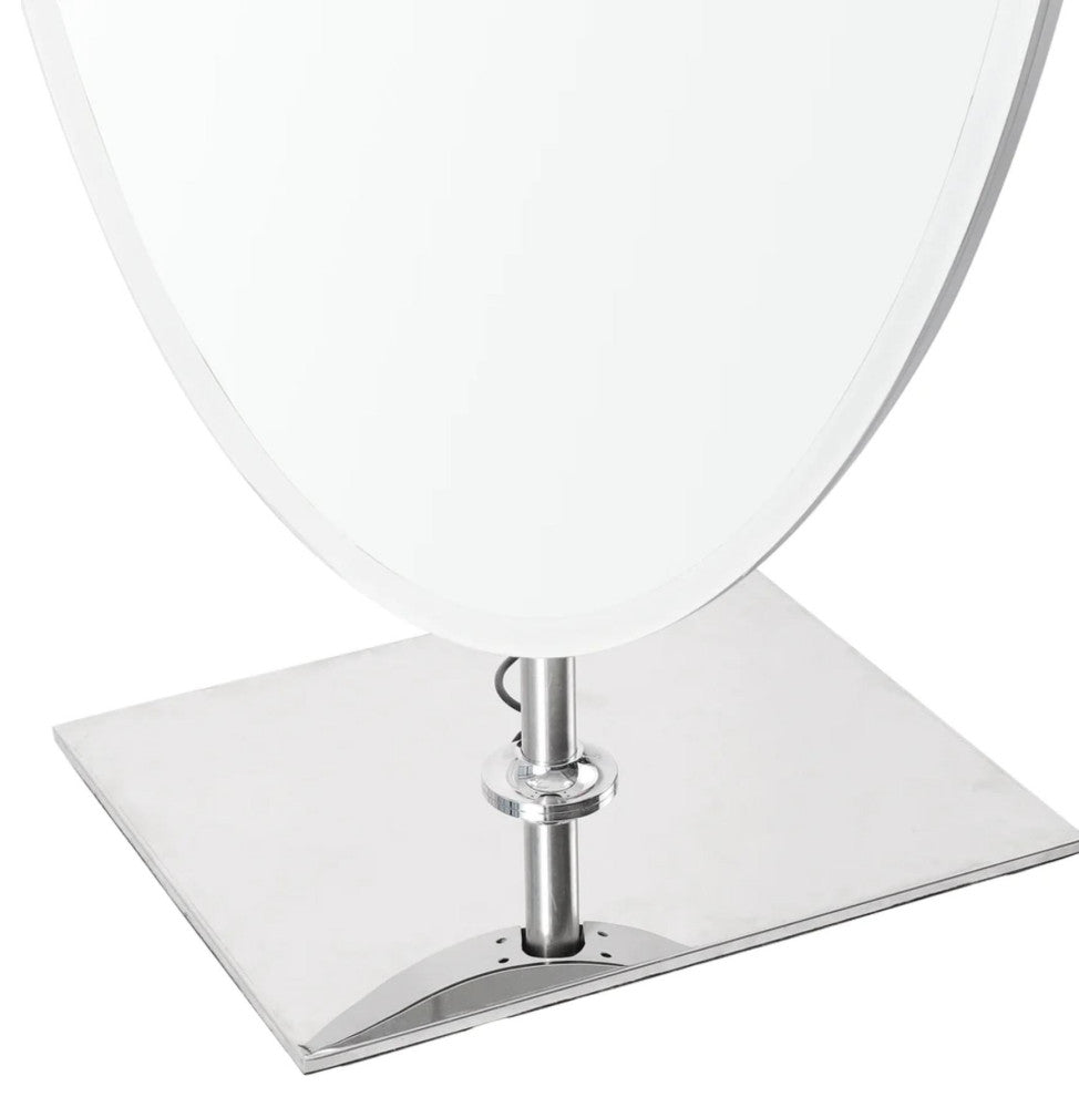 Heiress Full Length Vanity Mirror, Silver, Led Strip Light