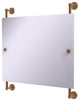 Waverly Place Landscape Frameless Rail Mounted Mirror, Brushed Bronze