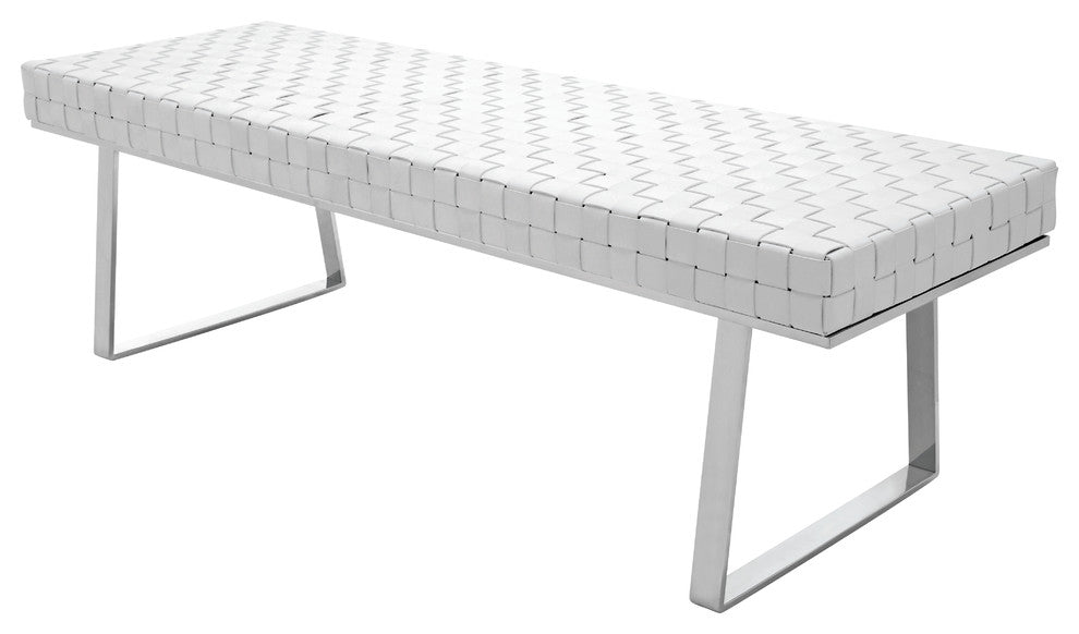 Karlee Occasional Bench, White