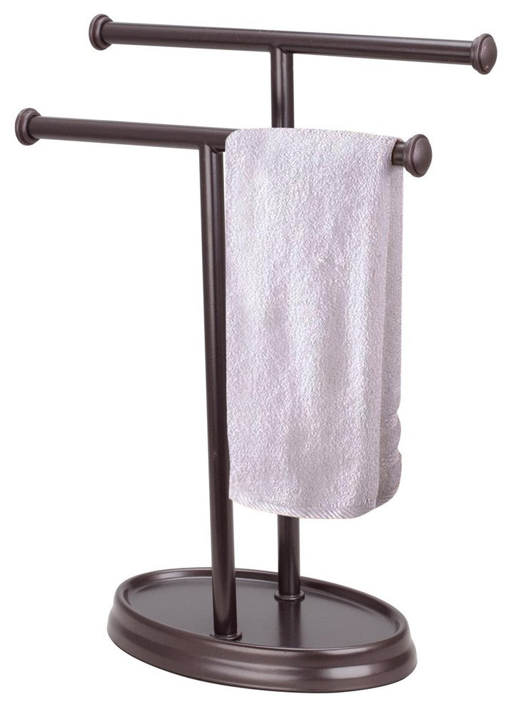 50001-1, Hand Towel Holder,, Oil Rubbed Bronze, 13 1/2"High, Set of 2
