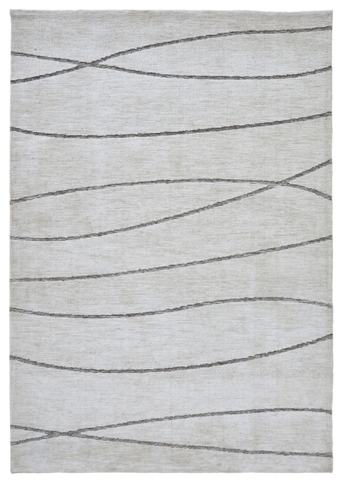 Hazel 5'3" X 7'3" Ft Machine Knitted Rug