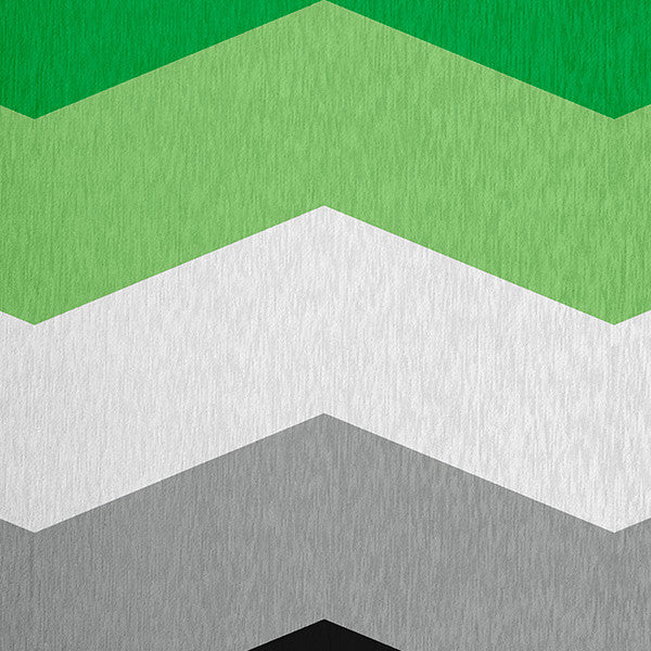 Aromantic Chevron Chenille Rug, Aromantic Chevron, 5'x7'