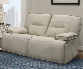 Spartacus Haze Power Reclining Sofa and Loveseat