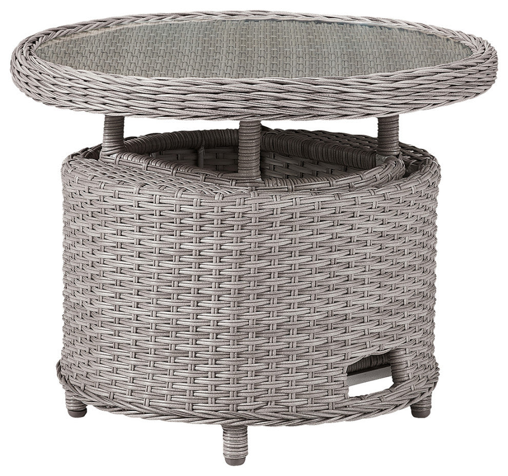Ove Decors Vance 3-piece Patio Conversation Set in Grey