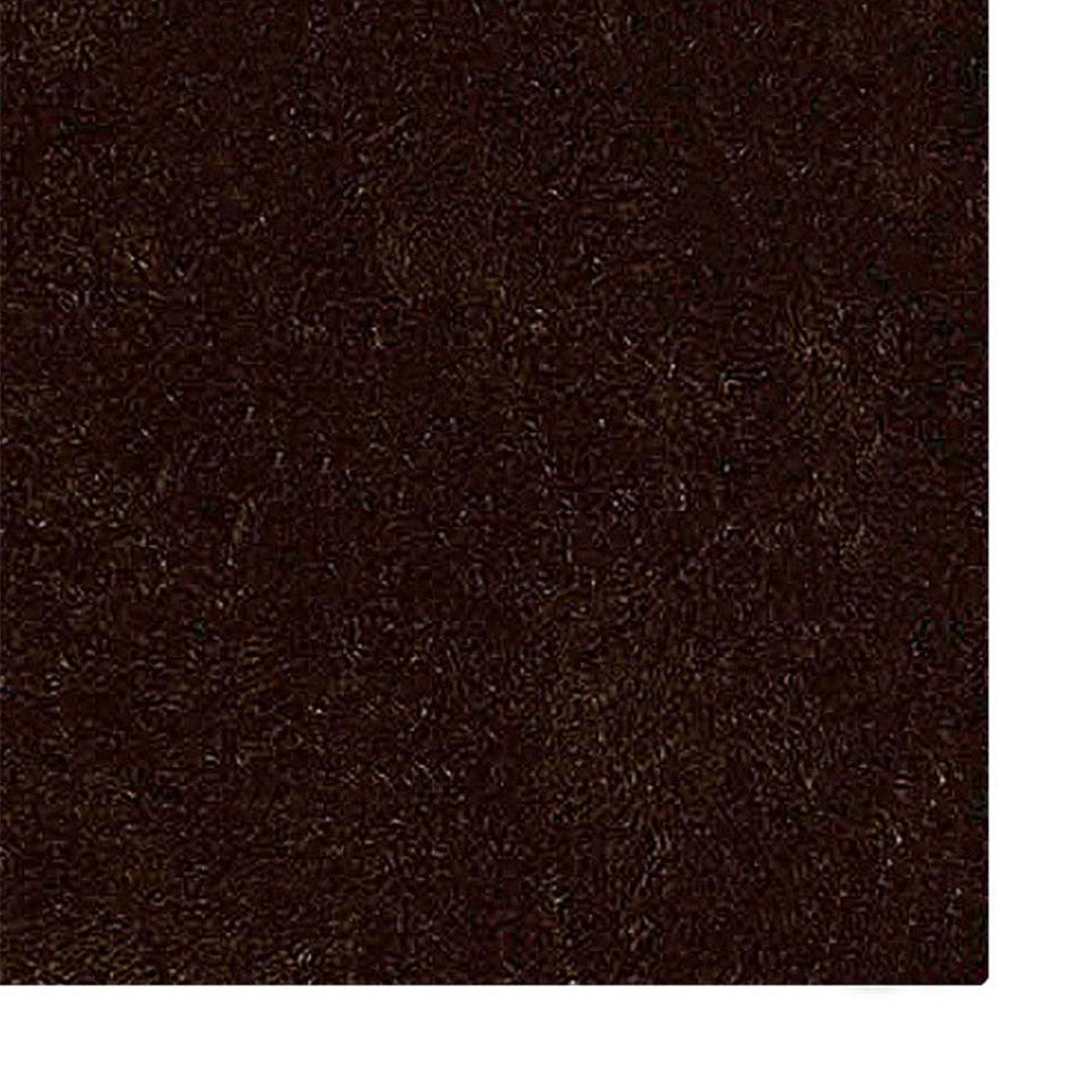 HAND TUFTED SHAG POLYESTER ECO-FRIENDLY AREA RUGS -Brown Color, Solid Design