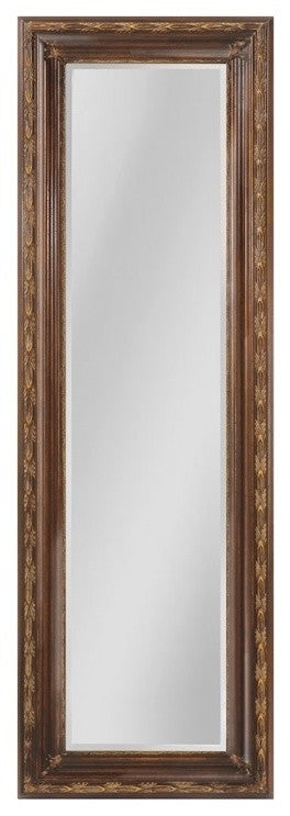 Sterling Mw6300B-0043 Glenroy Beveled Mirror With Wood Frame