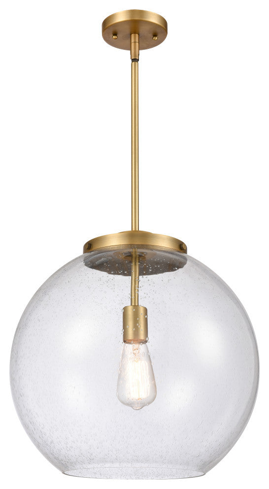 Athens Pendant, Brushed Brass, Seedy, Seedy