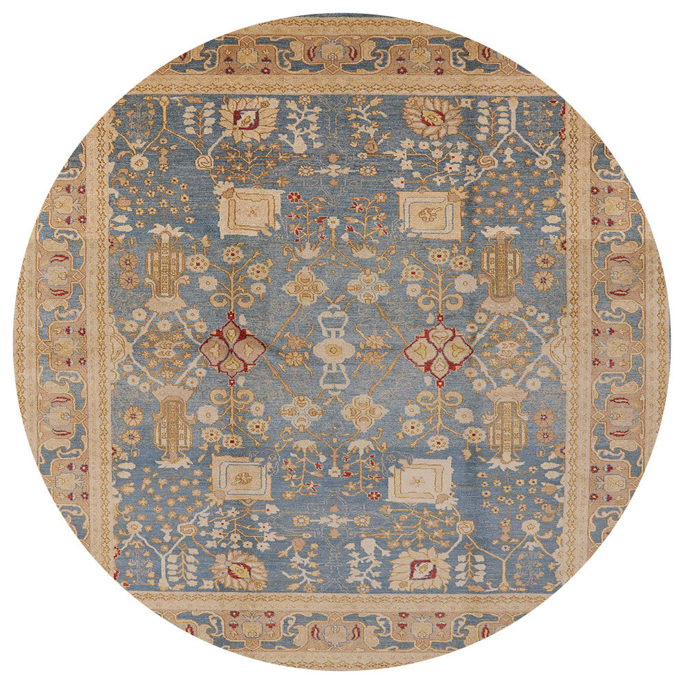 Ahgly Company Indoor Round Mid-Century Modern Area Rugs, 3' Round