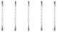 Sunlite 5-Pack Clear Double Ended T3 Bulb, RSC, 500W, 120V, 1500 Hrs, Dimmable