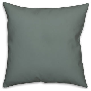 Floral Pattern Monogram K 18x18 Indoor/Outdoor Pillow