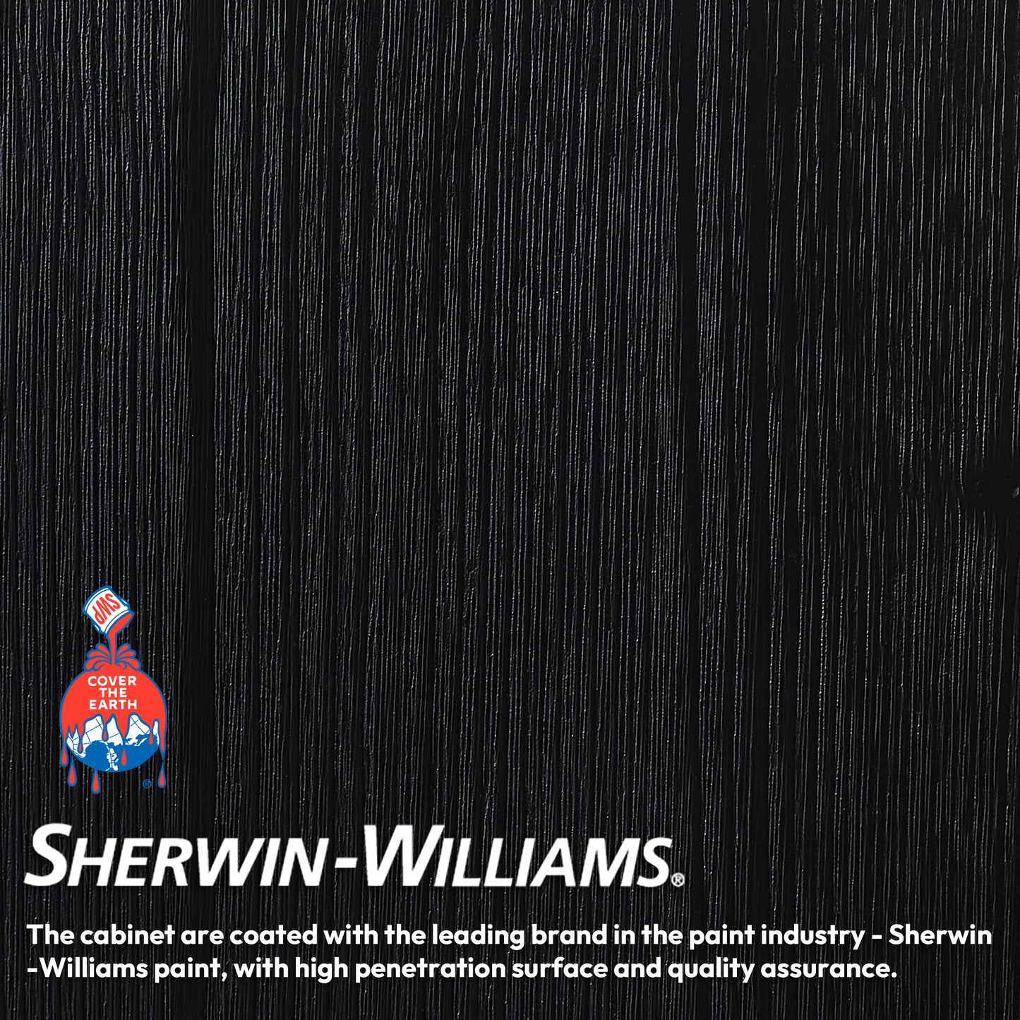 Leon Bath Vanity With Composite Stone Top, Fir Wood Black, 24", No Mirror