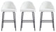 Manhattan Comfort Gracie Barstool, Set of 3