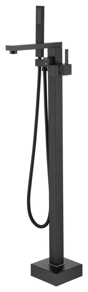 Bathroom Tub Filler with Hand Shower in Brushed Nickel and More, Matte Black