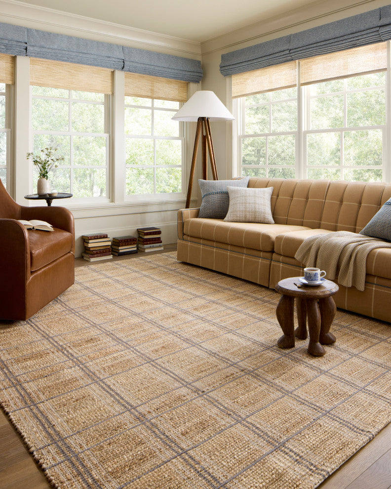 Chris Loves Julia x Loloi Judy Natural / Stone 7'-9" x 9'-9" Area Rug