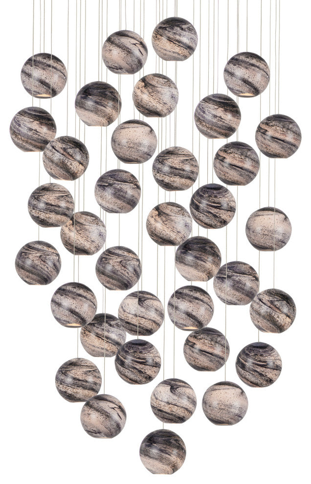 Palatino 36-Light Multi-Drop Pendant