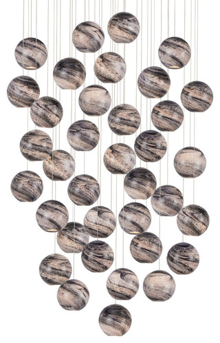 Palatino 36-Light Multi-Drop Pendant