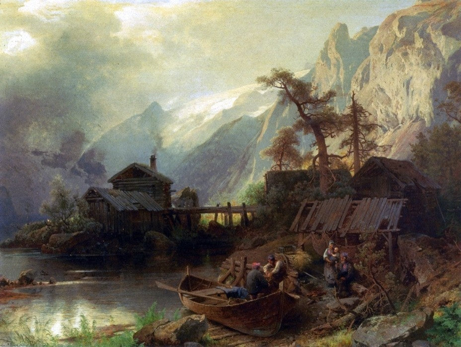 Herman Herzog By the Banks Premium Canvas Print