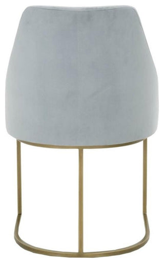 Essentials For Living Traditions 19" Velvet Dining Chair in Gold (Set of 2)