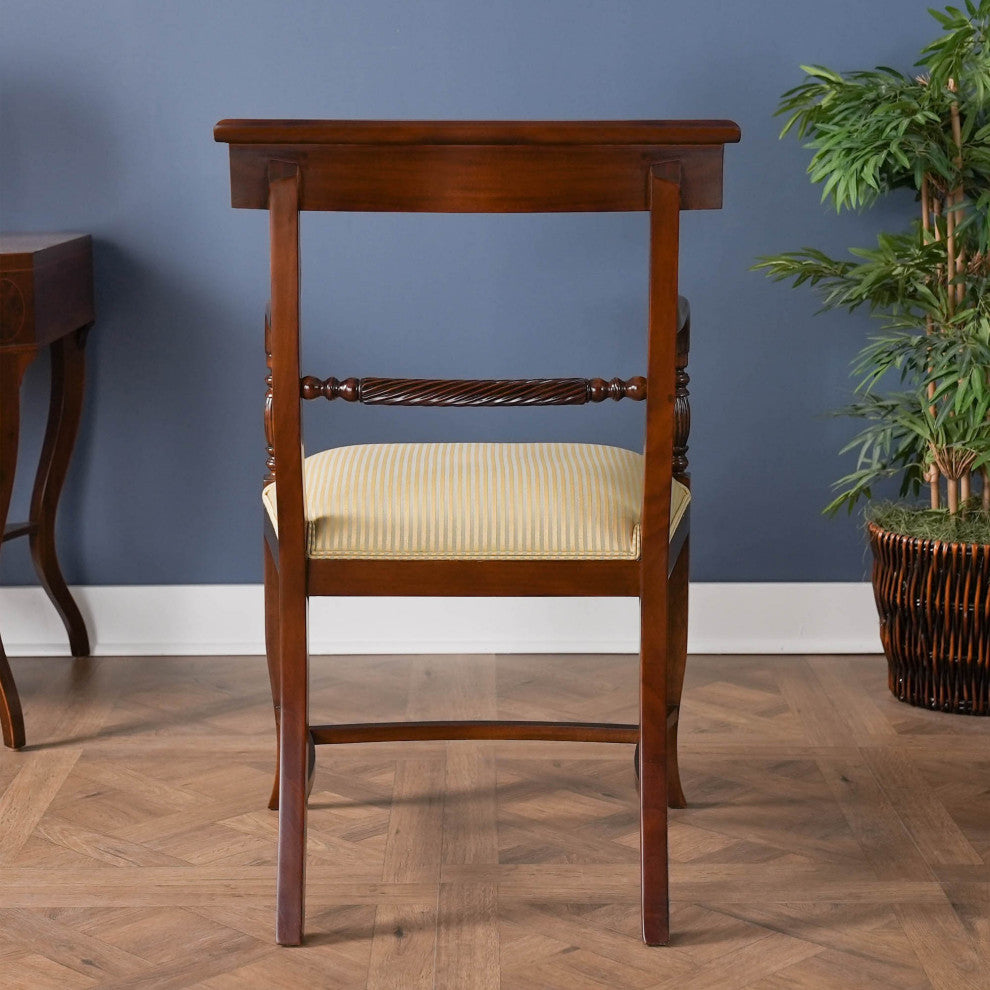 Twist Back Arm Chair