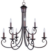 Maxim 70006 Loft 9 Light 30"W Chandelier - Oil Rubbed Bronze