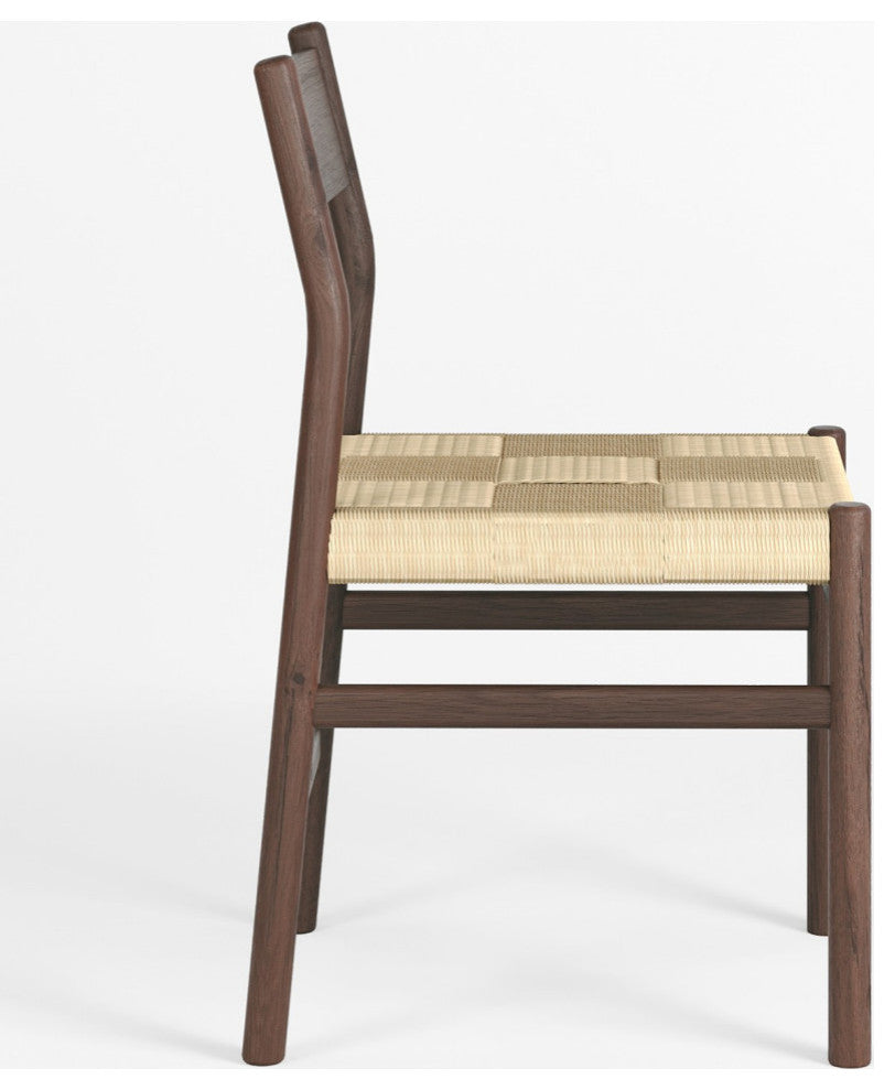 Asher Dining Chair, Brown, Set of 2