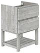 Fresca Formosa Floor Standing Open Bottom Modern Bathroom Cabinet, Sage Gray, 23", Cabinet Only