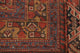 Consigned, Traditional Antique Oriental Hand-Knotted Persian Area Rug, Blue, 4x6