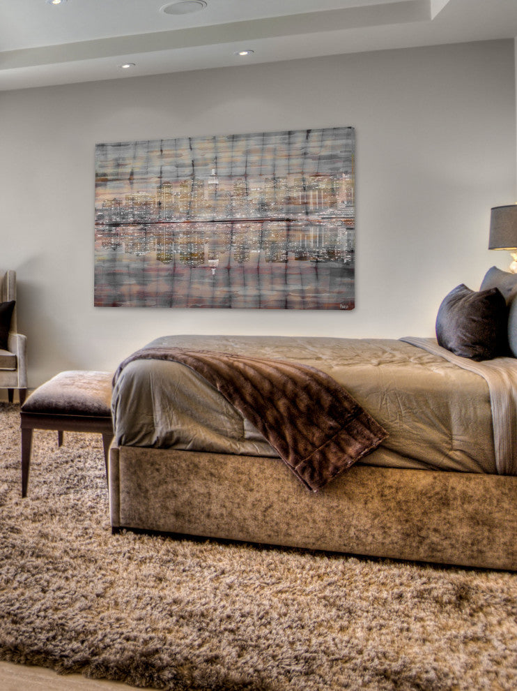 "Bright Lights" Print on Canvas, 24"x16"