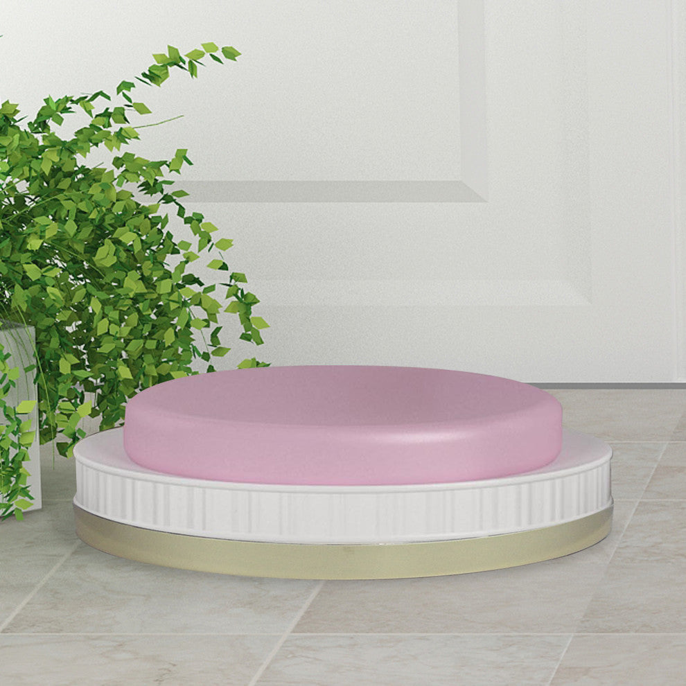 nu steel Panache Ceramic/Gold Soap Dish