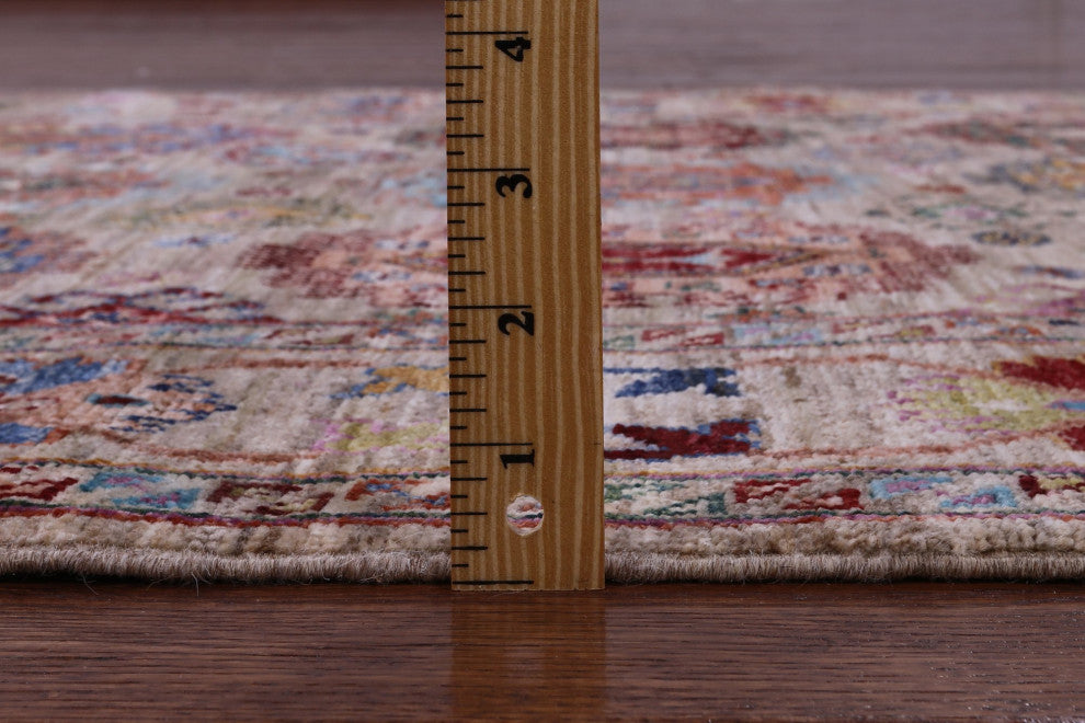 Fine Turkmen Ersari Hand Knotted Rug 4' 1" X 6' 3" - Q12782