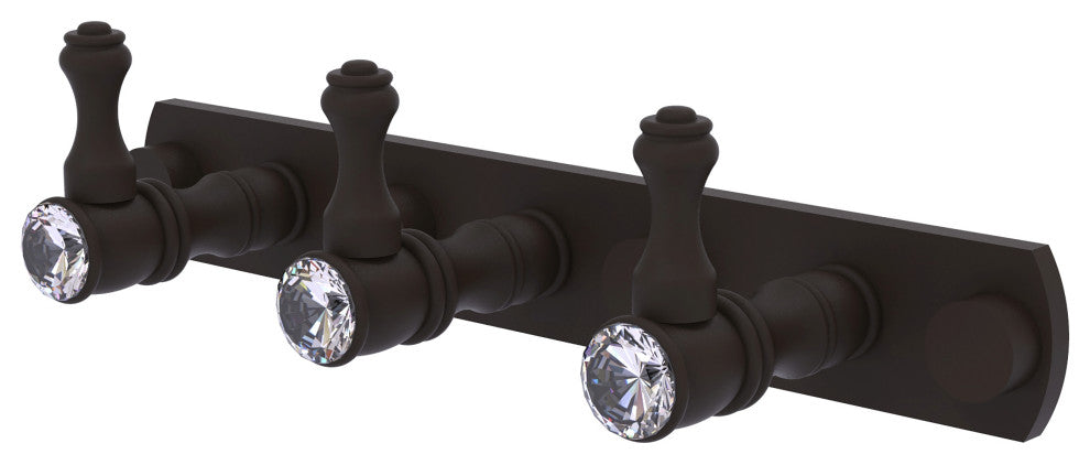 Carolina Crystal 3 Position Tie and Belt Rack, Oil Rubbed Bronze
