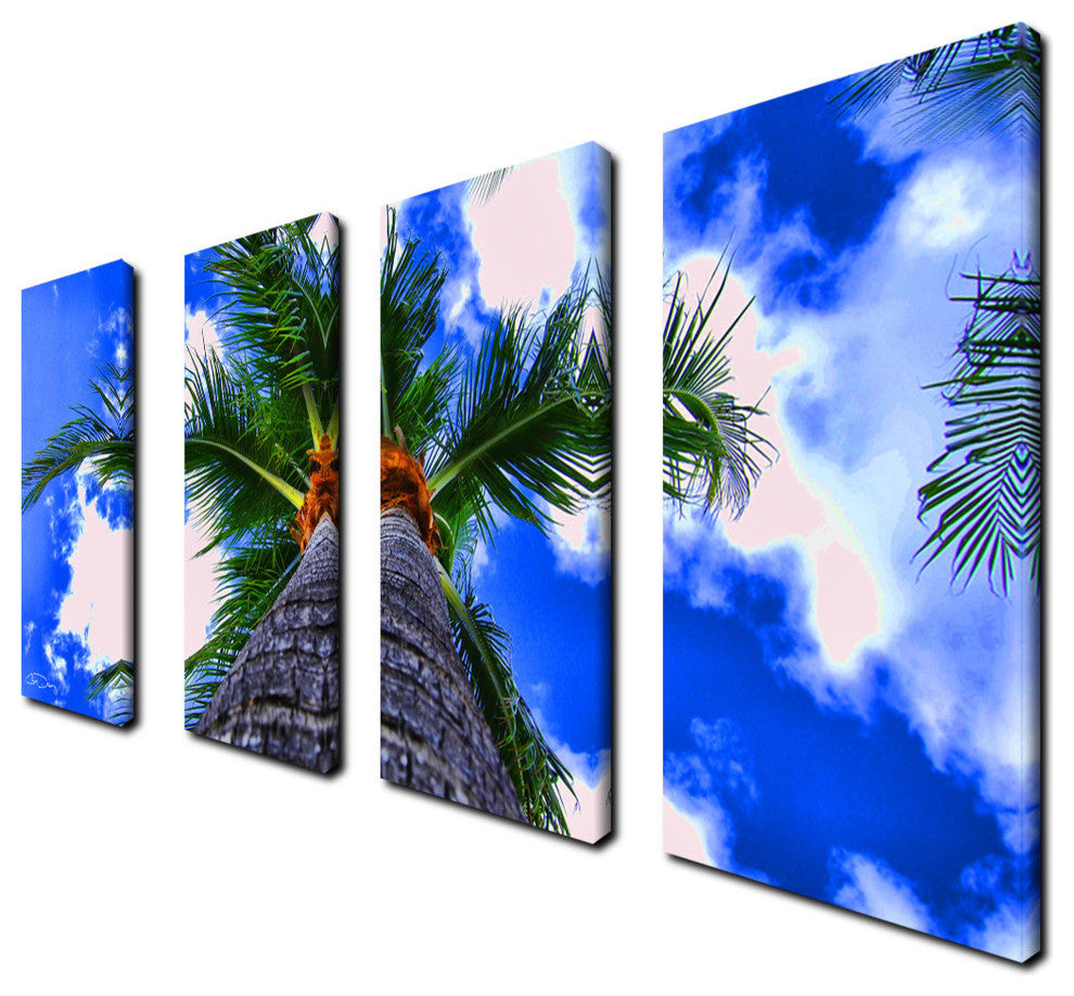 Ready2hangart Chris Doherty 'Palms III' 4-piece Canvas Wall Art