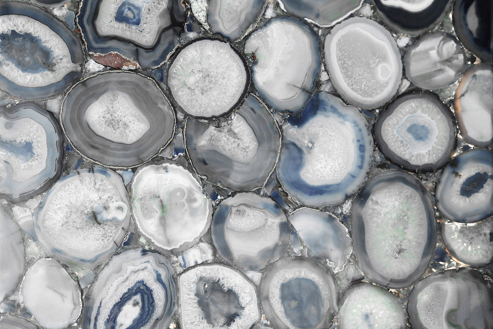 "Geode Pool" Painting Print on Wrapped Canvas