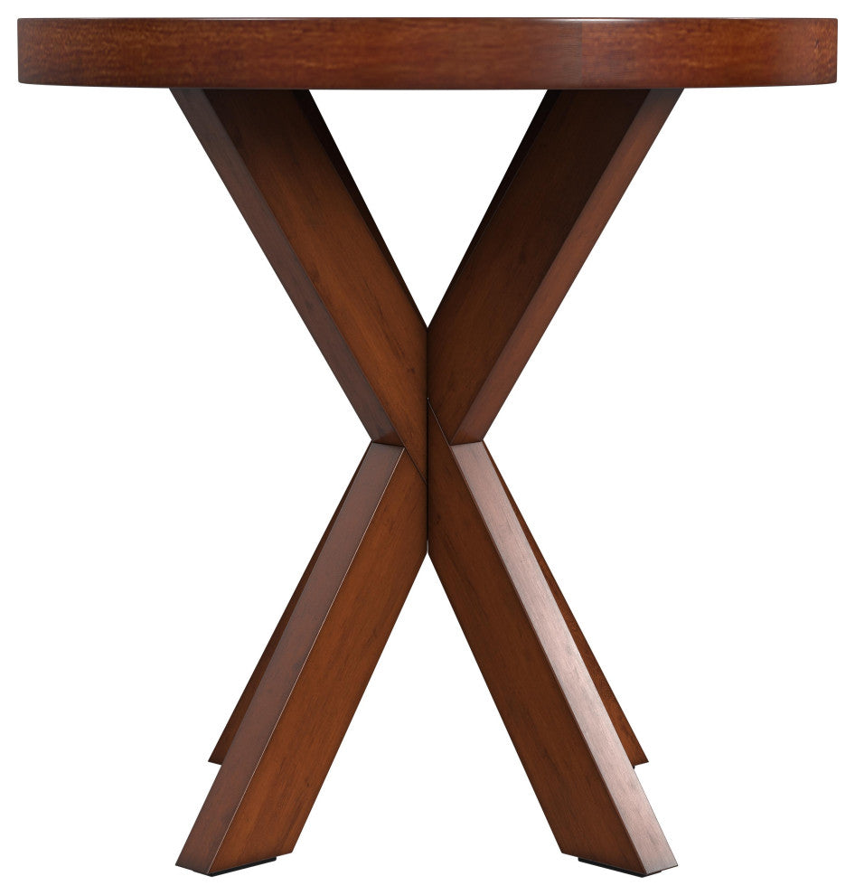 Loft Accent Table, Praline, Antique Cherry
