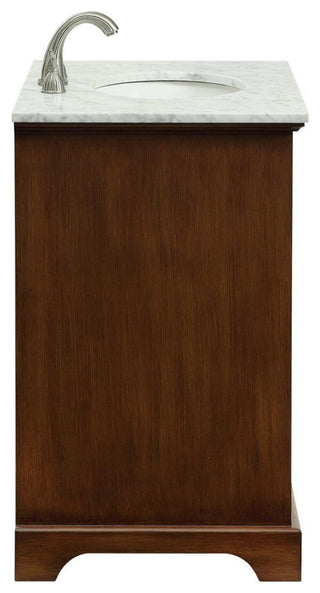 30" Single Bathroom Vanity Set In Teak