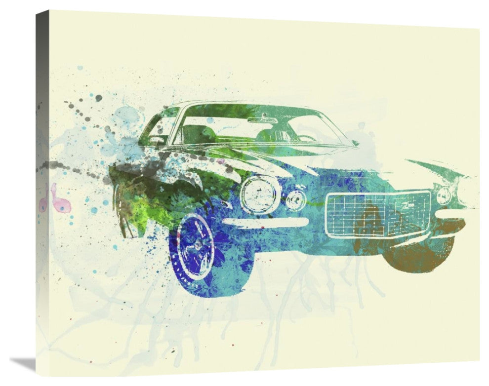 "Chevy Camaro Watercolor" Fine Art Print