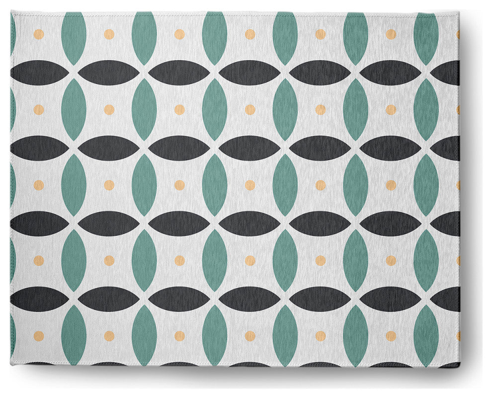 Geometric Spring Chenille Rug, Pepper, 8'x10'