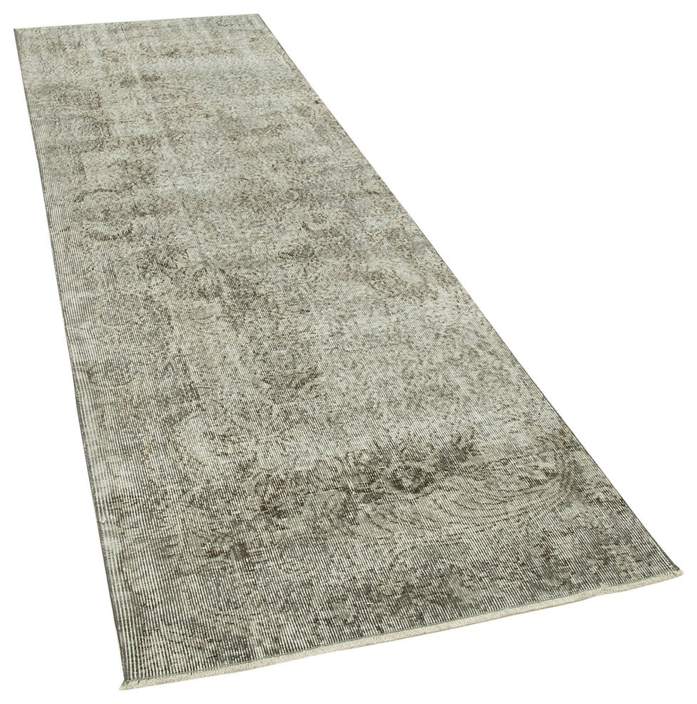 Rug N Carpet - Handwoven Oriental 3' 1" x 9' 9" Faded Kitchen Runner Rug