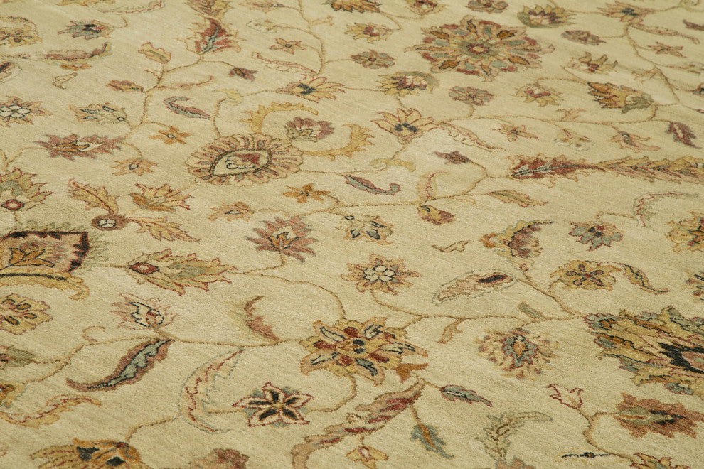 Rug N Carpet - Handwoven Oriental 13' 8" x 19' 11" Large Oushak Area Rug