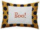 Halloween Boo Dots Accent Pillow, Golden Mustard, 14"x20"