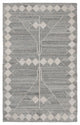 Classic Home Indoor/Outdoor Oasis Gray Multi 5x8 Rug