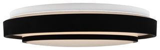 Aziza - Flush Mount - Black - 15"W