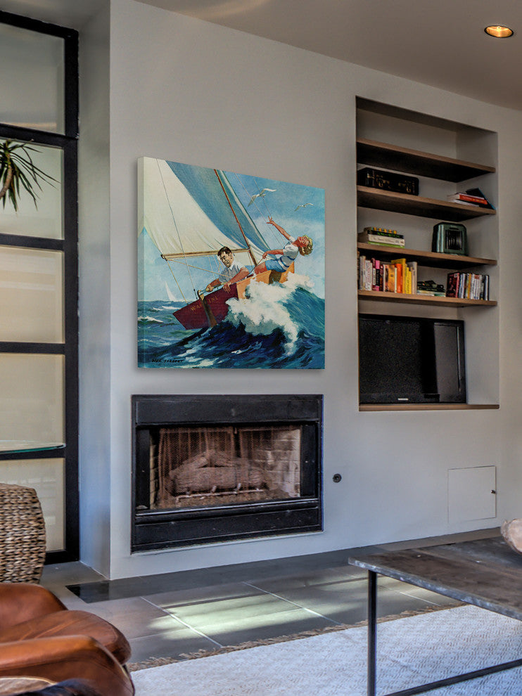"Free as a Bird" Painting Print on Wrapped Canvas