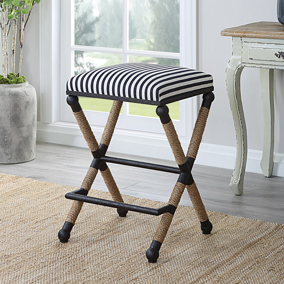 Uttermost Braddock Backless Counter Stool 23711