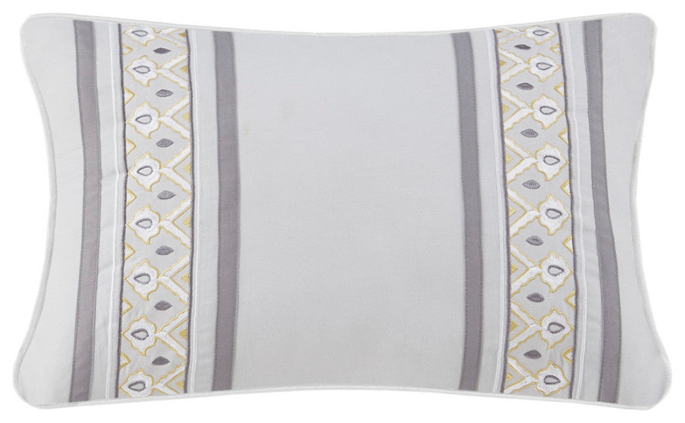 Madison Park Microfiber Printed 7-Piece Comforter Set, Twin