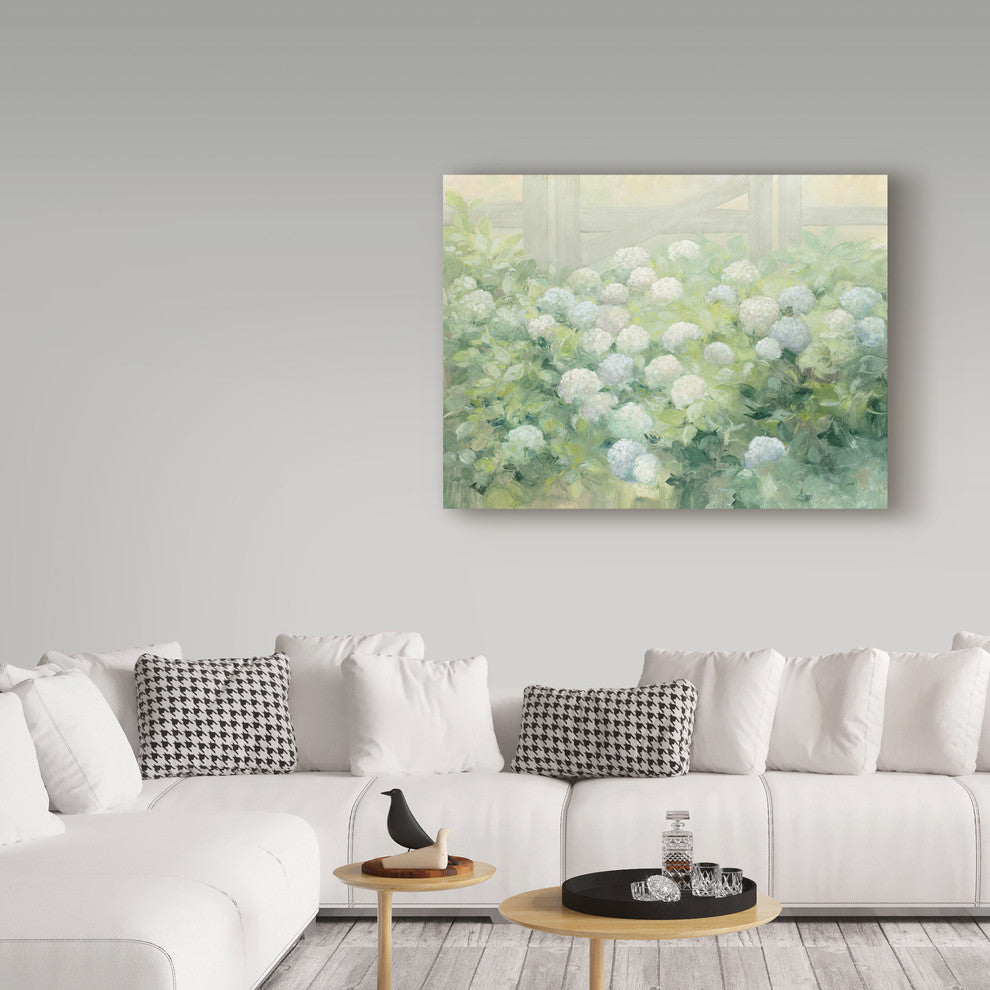 Julia Purinton ''Hydrangea Lane'' Canvas Art, 47"x35"