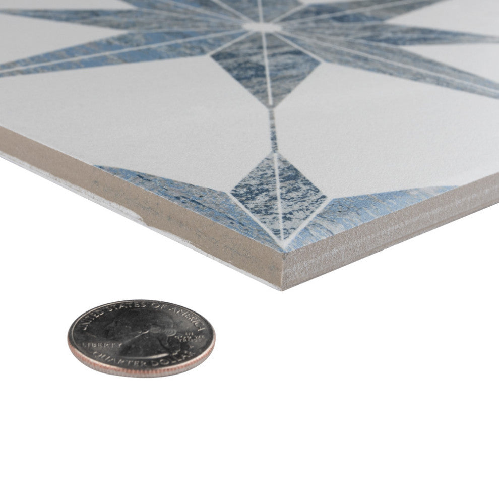 Cassis Stella Porcelain Floor and Wall Tile Sample